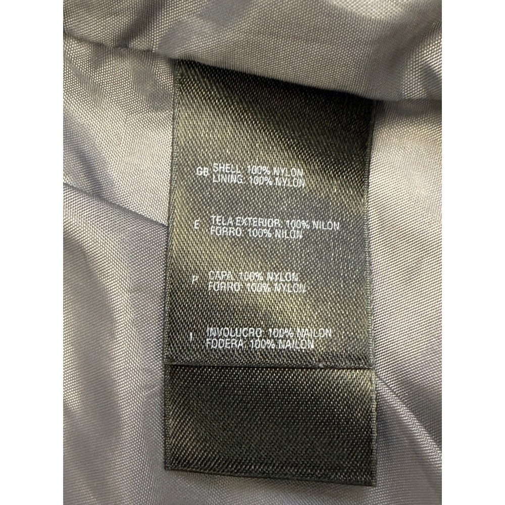 The North Face HyVent Rain Jacket Womens XL Blue Grey Colorblock Hooded Shell - Picture 8 of 14